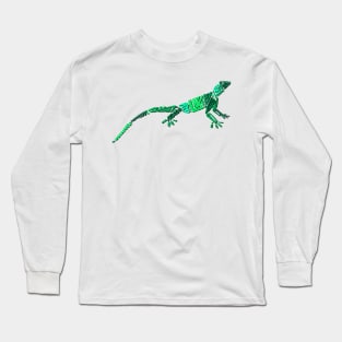 Abstract Lizard Long Sleeve T-Shirt